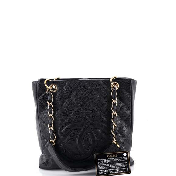 Chanel Petite Shopping Tote Quilted #230133C29B - Picture 2 of 8